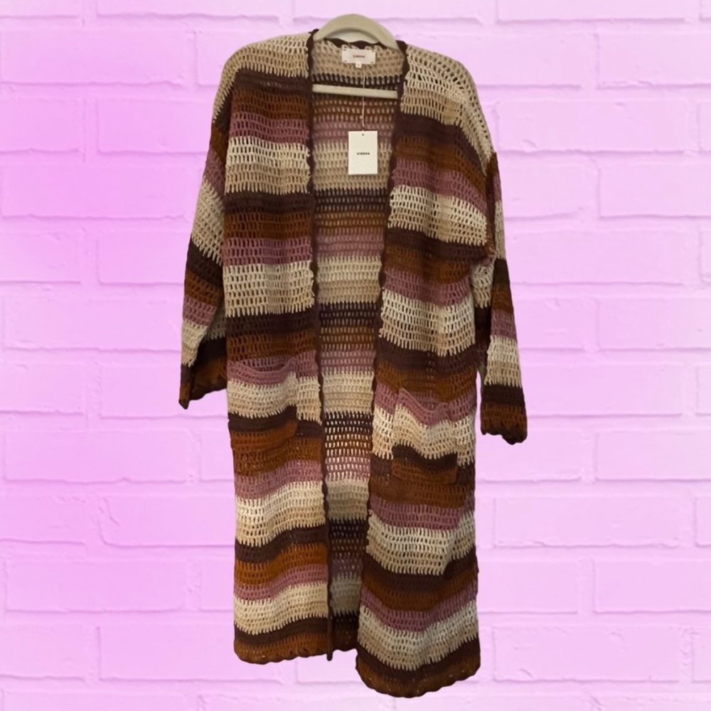 NWT XÍRENA Arlet Cardigan in Sunset Crush | Size: S